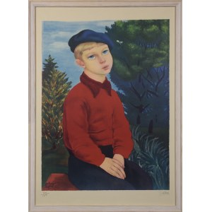 Moses KISLING (1891-1953), Der Junge mit dem blauen Barett
