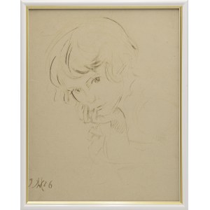 Wlastimil HOFMAN (1881-1970), Portret młodej dziewczyny, 1926