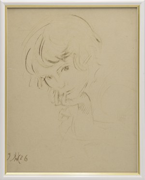 Wlastimil HOFMAN (1881-1970), Portrait of a young girl, 1926