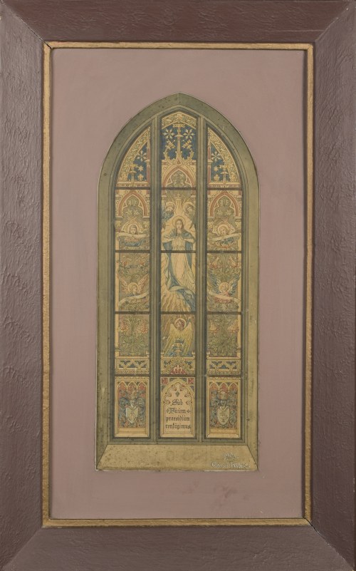 Edward Ignacy Jan LEPSZY (1855-1932), Projekt witraża, 1901