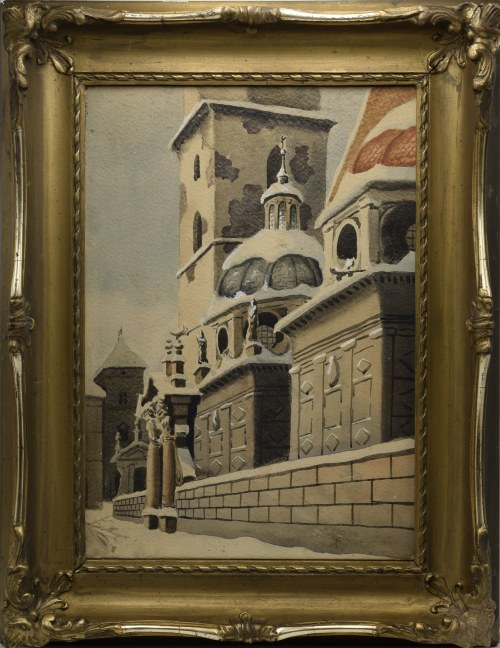 Mieczysław SZCZERBIŃSKI (1900?-1981), Wieża Wikaryjska oraz kaplice Wazów i Zygmuntowska