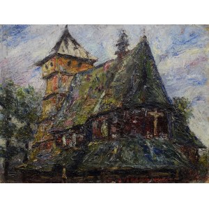 Zenon KONONOWICZ (1903-1971), Widok na kościół