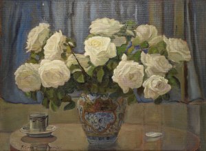 Błażej IWANOWSKI (1889-1966), White roses