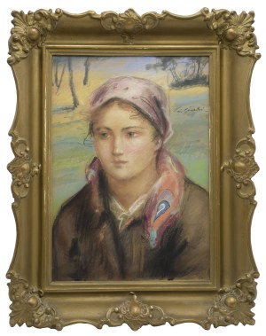 Stanislaw GÓRSKI (1887-1955), Girl in a shawl
