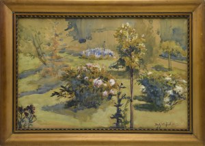 J.K. Monogrammer, 1st half of 20th century, Garden, 1922