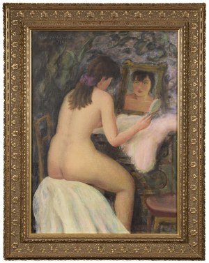 Stanislaw WESTWALEWICZ (1906-1997), Before the Mirror, 1980