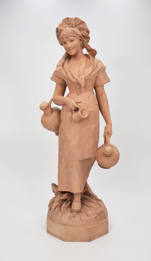 Polydor COMEIN (1848-1907), Girl with jugs