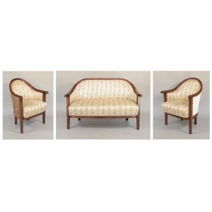 FIRMA THONET, Komplet siedzisk neostylowych