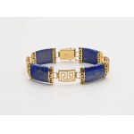Bracelet with lapis lazuli