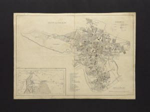 Plan von Krakau, 1855