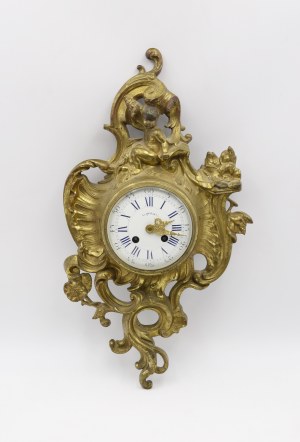 JAPY FRERES clock company (active from 1772-early 20th century), Rococo cartel type clock