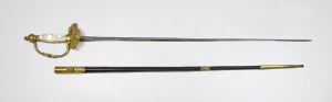 Parade sword in scabbard