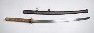 Katana shin gunto, with scabbard