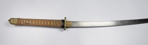 Katana shin gunto, with scabbard