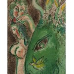 Marc Chagall (1887 Łoźno k. Witebska - 1985 Saint-Paul-de-Vence), Raj (z zielonym osłem), 1960