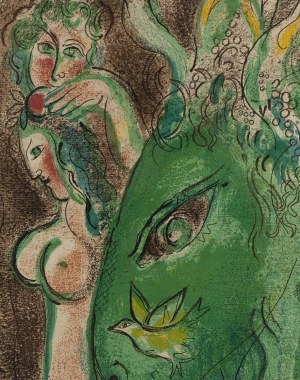 Marc Chagall (1887 Lozno near Vitebsk - 1985 Saint-Paul-de-Vence), Paradise (with green donkey), 1960