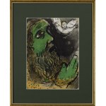 Marc Chagall (1887 Łoźno k. Witebska - 1985 Saint-Paul-de-Vence), Modlący się Hiob, 1960