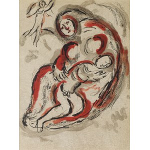 Marc Chagall (1887 Lozno near Vitebsk - 1985 Saint-Paul-de-Vence), Hagar in the desert, 1960