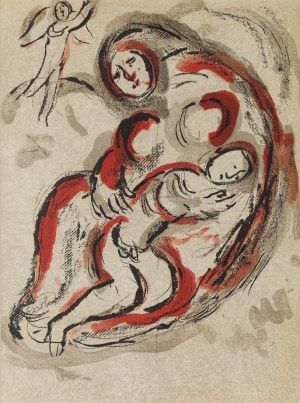 Marc Chagall (1887 Lozno near Vitebsk - 1985 Saint-Paul-de-Vence), Hagar in the desert, 1960