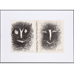 Pablo Picasso (1881 Málaga - 1973 Mougins), Deux Masque (Two Masks), 1964.