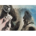 Pablo Picasso (1881 Malaga - 1973 Mougins), Malarz i kurtyzana (Le peintre et la courtisane), 1972