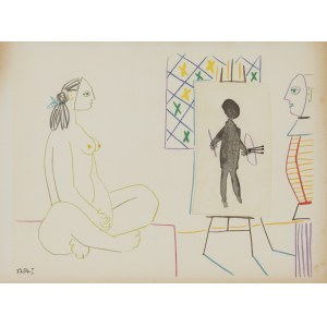 Pablo Picasso (1881 Málaga - 1973 Mougins), La Comedie Humaine (The Human Comedy), 1954.