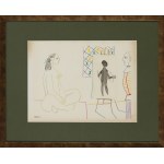 Pablo Picasso (1881 Málaga - 1973 Mougins), La Comedie Humaine (The Human Comedy), 1954.