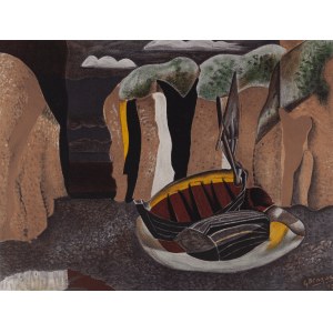 Georges Braque (1882 - 1963 ), La vague (z teki Varengeville)