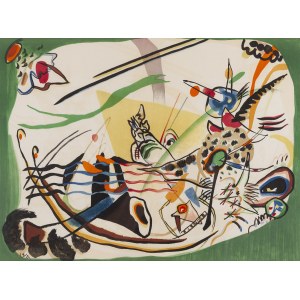 Wassily Kandinsky (1866 - 1944 Neuilly-sur-Seine), Le Bord Vert, 1919/1957