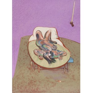 Francis Bacon (1909 Dublin - 1992 Madryt), Śpiąca postać (Le personnage couché), 1966