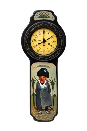 Vladislav Stalmachev, Clock - Emperor with a dog, 2025