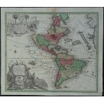 America Novus Orbis Sive America Meridionalis et Septentrionalis Matthäus Seutter 1730