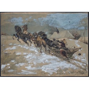 Akwarela, Kraków (?) 1898