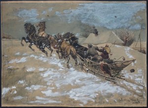 Watercolor, Cracow (?) 1898