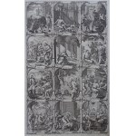 Sceny biblijne, 20 rycin, Jacob Von Sandrart, Gabriel Ehinger 1700