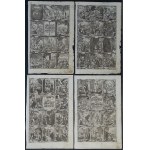 Sceny biblijne, 20 rycin, Jacob Von Sandrart, Gabriel Ehinger 1700