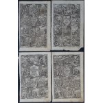 Sceny biblijne, 20 rycin, Jacob Von Sandrart, Gabriel Ehinger 1700