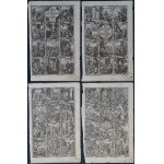 Sceny biblijne, 20 rycin, Jacob Von Sandrart, Gabriel Ehinger 1700