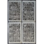Sceny biblijne, 20 rycin, Jacob Von Sandrart, Gabriel Ehinger 1700