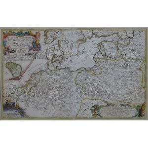 Polska, Dania, Szwecja ESTATS DES COURONNES DE DANNEMARK SUEDE ET POLOGNE de Fer 1705