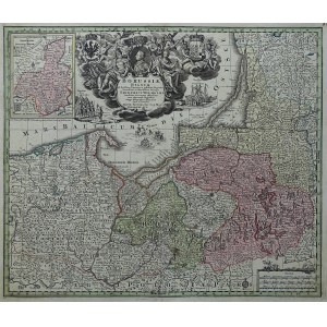 Prusy Wschodnie Borussiae Regnum Matthaus Seutter 1740