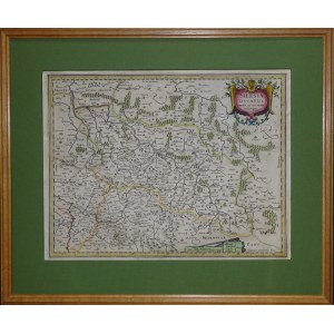 Śląsk SILESIAE DUCATUS Joannes Janssonius 1630