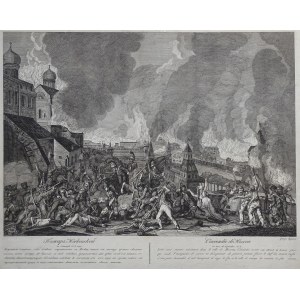 Salvatore Cardelli, Spalenie Moskwy w roku 1812 Пожаръ Мockoвckoй L'incendie de Moscva