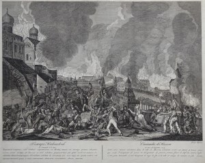 Salvatore Cardelli, The Burning of Moscow in 1812 