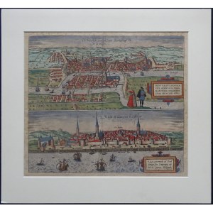 Królewiec Ryga Georg Braun Frans Hogenberg 1581
