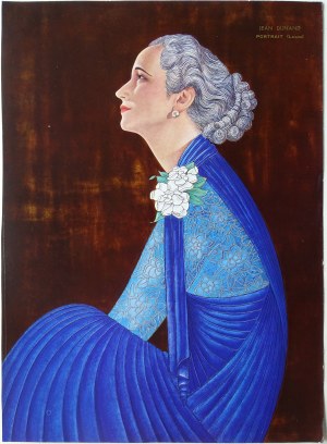 Art Deco, Portrait of Madame Agnès, Jean Dunand, 1934