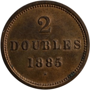 Guernsey 1885 H 2 Doubles