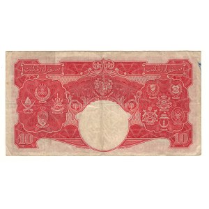 Malajsie 1941 (1945) 10 dolarů bankovka