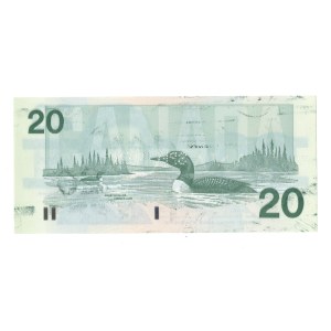 Canada 1991 $20 Banconota sperimentale in polimero BC-58exp