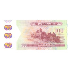 Canada DuraNote 100 Hundred Polymer Test Banknote